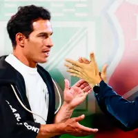 Lso técnicos Diego Arias y Alejandro Restrepo esperan mantener a sus equipos en la parte alta de la tabla para obtener la ventaja deportiva en los cuadrangulares semifinales. FOTO EL COLOMBIANO 