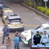 Los sospechosos fueron detenidos tras ser rastreados por las cámaras de seguridad del municipio de Itagüí. FOTOS: Cortesía
