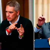 El gobernador de Antioquia, Andrés Julián Rendón, y el presidente de la República, Gustavo Petro. FOTO: El Colombiano - Getty