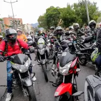 Conductores de motos en Antioquia. Foto de referencia: Colprensa