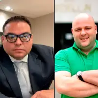 Miguel Quintero y Sebastián Ortega, procesados por los casos de presunta corrupción en el Área Metropolitana. FOTO CORTESÍA