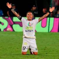 Dayro Moreno pretende terminar como el goleador de la Copa Sudamericana este año. FOTO CONMEBOL