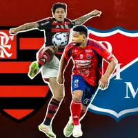 Pedro (Flamengo) y Frank Fabra (DIM), protagonistas del duelo de este jueves en el Maracaná. FOTOS GETTY Y JUAN ANTONIO SÁNCHEZ