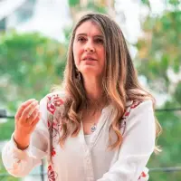 La senadora Paloma Valencia es la tercera en intención de voto, detrás de Abelardo de la Espriella e Iván Cepeda. FOTO CAMILO SUÁREZ