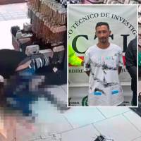 Jorge Alberto Macías Manco, alias ET, fue capturado en febrero pasado en Chocó. FOTOS Captura de video y Cortesía Fiscalía