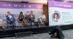 Panel “Transformar las relaciones, desafíos y alternativas para el desarrollo regional”. Fotos: cortesía. 