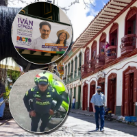 Aunque el presidente Gustavo Petro ordenó investigar el hecho por posible constricción irregular, el retiro se ordenó por un decreto que busca proteger el Centro Histórico como Bien de Interés Cultural. Fotos: Jaime Pérez Munévar, ilustración generada con IA y captura del video.