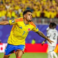 El futbolista colombiano Luis Díaz fue una de las figuras de la Selección Colombia en Norteamérica 2026. Foto: Juan Antonio Sánchez