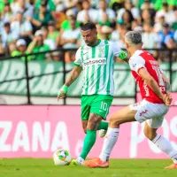Atlético Nacional que es tercero de la tabla de posiciones, se mide a Santa Fe, este viernes, en el Atanasio Girardot, por la cuarta fecha de la Liga BEtplay-2. FOTO CAMILO SUÁREZ 