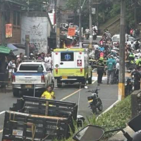 La zona del fatal accidente fue acordonada. Foto: cortesía