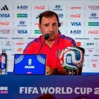 El entrenador de la Selección Colombia, Néstor Lorenzo, vive su primer Mundial como técnico en propiedad de un equipo nacional. Foto: Juan Antonio Sánchez