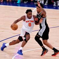 Los New York Knicks está a una victoria de coronarse campeones en la NBA, este sábado duelo ante Spurs a las 7:30 de la noche, hora de Colombia. FOTO GETTY 