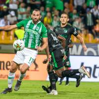 Hernán Barcos durante su paso por Atlético Nacional. FOTO JUAN ANTONIO SÁNCHEZ