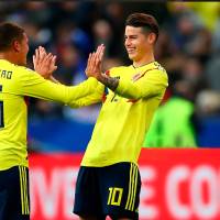 Juan Fernando Quintero y James Rodríguez anunciaron en días pasados su adiós de la Selección Colombia. FOTO: Getty