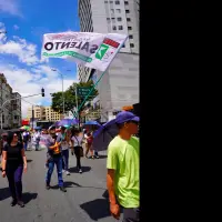 El paro de 72 horas en el que entraron los maestros en protestas se extenderá hasta el viernes 5 de septiembre. FOTO SINDICATO SUTEQ