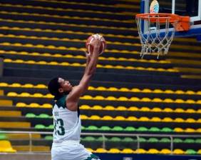 El antioqueño Johan Ríos fue uno de los más destacados en la victoria de Paisas 85-57 ante Caribbean Storm en el Iván de Bedout, en el arranque de la Liga Profesional de Baloncesto. FOTO CORTESÍA PAISAS