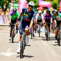 Wilmar Paredes fue más veloz al embalaje y ganó su primera etapa en Vuelta a Colombia. FOTO CORTESÍA ÁNDERSON BONILLA