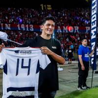 Germán Cano, el goleador histórico del DIM, es uno de los anhelos de la hinchada roja. FOTO JAIME PÉREZ