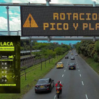 Así quedó la rotación de pico y placa en Medellín para el segundo semestre de 2026. Foto: Manuel Saldarriaga.