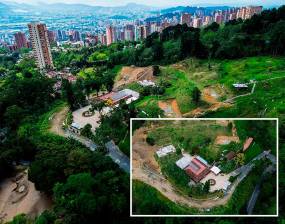 Obras suspendidas en el lote Las Brisas, del exgobernador Luis Pérez. FOTOS Manuel Saldarriaga