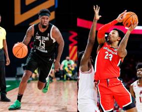 Estos son los norteamericanos Jamel Artis y Braelen Bridges, refuerzos de Paisas para la segunda temporada de 2026, que arranca este lunes en Colombia. FOTO GETTY 