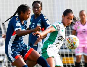 Tras la disputa de la primera fecha de la Liga Femenina, el Real Santander es colider del torneo junto a Deportivo Pasto, Llaneros, Alianza y América de Cali. FOTO DIMAYOR 