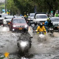 De acuerdo con los reportes de monitoreo, este martes se registran precipitaciones en nueve de los diez municipios que conforman el Área Metropolitana. FOTO CAMILO SUÁREZ