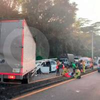 En esta parte plana de la autopista entre Medellín y Bogotá se han presentado varios accidentes. FOTO ILUSTRACIÓN CORTESÍA