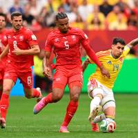 La Selección Colombia quedó eliminada del Mundial de Norteamérica en octavos de final: perdió su duelo contra Suiza. Foto: Getty