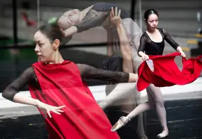 María Takemoto hace parte de la compañía del Ballet Metropolitano de Medellín. Vive en la ciudad hace poco más de tres años.