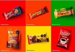 Los 17 productos de Grupo Nutresa cambiaron temporalmente sus empaques para incluir mensajes de optimismo que acompañan momentos cotidianos de consumo. La campaña lleva mensajes como “vamos con fe” o “hagamos historia juntos”, en una intervención que llega a ocho de cada diez hogares en Colombia. FOTO cortesía