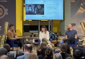 En Madrid se celebró un evento para hablar de las mejores canciones de la historia en español, a propósito de la celebración del Día del Idioma Español en las Naciones Unidas. Foto: Europa Press. 