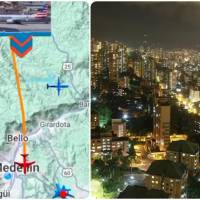 El sobrevuelo, que sintieron múltiples testigos en Medellín, generó intriga en la ciudad. FOTOS: Cortesía y Archivo