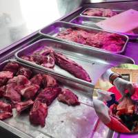 Las inspecciones se realizaron en tres carnicerías. Una de ellas fue cerrada. FOTOS Alcaldía de Bello. 
