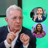 El expresidente Álvaro Uribe Vélez ha manifestado en varias ocasiones que, en caso de que Paloma Valencia no llegue a segunda vuelta, apoyaría a Abelardo de la Espriella. Fotos: Juan Antonio Sánchez y Manuel Saldarriaga