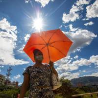 Desde comienzos de mayo el calor se ha sentido con especial intensidad en Medellín y su área metropolitana. FOTO: Camilo Suárez