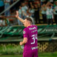 Franco Armani, el arquero más ganador en la historia de Nacional. FOTO: Camilo Suárez
