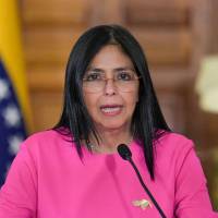 Delcy Rodríguez afirmó que el desbloqueo de fondos es por el trabajo en una agenda conjunta con Trump. Foto: Getty Images