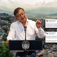 El primer mandatario, en octubre de 2025, dijo que la situación de los homicidios en Medellín era un problema, pero repartió culpas entre las autoridades locales. FOTOS: El Colombiano