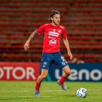 El futbolista argentino Agustín Martegani ha disputado los cinco encuentros que suma Medellín en lo que va de 2026. FOTO jUAN aNTONIO sÁNCHEZ