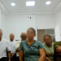 En total, fueron nueve los capturados por, presuntamente, hacer parte de esa red delictiva. FOTO Fiscalía General de la Nación. 