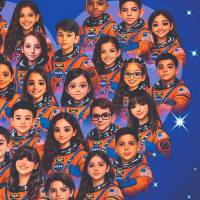 Esta es la imagen promocional de los 26 niños que irán a La Nasa. FOTO Cortesía.