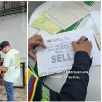 Durante las inspecciones, la Policía encontró un establecimiento dedicado al lavado de vehículos que no cumplía con algunos de los requisitos establecidos para su funcionamiento. Imágenes tomadas de la cuenta de Instagram de la Alcaldía de La Estrella. 