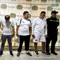 Las cinco personas fueron capturadas por la Policía Nacional en procedimientos realizados en Medellín y Pereira, y fueron dejadas a disposición de las autoridades judiciales. FOTO Fiscalía. 