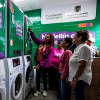 Así luce el primer Centro de Lavado Comunitario de la capital antioqueña. FOTO Julio César Herrera.