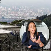 En la imagen principal, la cárcel El Pedregal; en la miniatura, la exfiscal y actual concejal de Medellín Claudia Carrasquilla. FOTOS ARCHIVO EL COLOMBIANO.