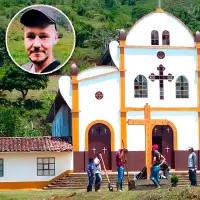 A El Aro, donde se le habría perdido el rastro a Hamel Leo Thierry Florina, no acostumbran entrar muchos extraños. FOTO: EL COLOMBIANO Y CORTESÍA