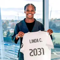 Linda Caicedo renovó su contrato con el Real Madrid hasta junio de 2031. FOTO TOMADA X@realmadridfem