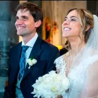La arquera de la Selección Colombia mayores, Catalina Pérez, durante su boda con José Alejandro Silva, ceremonia que se realizó en Francia. FOTOS: Tomadas de Instagram