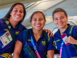 La Selección Colombia ya viajó a Niza, sede del próximo encuentro de la Tricolor, para el duelo ante Canadá. FOTO CORTESÍA FCF 